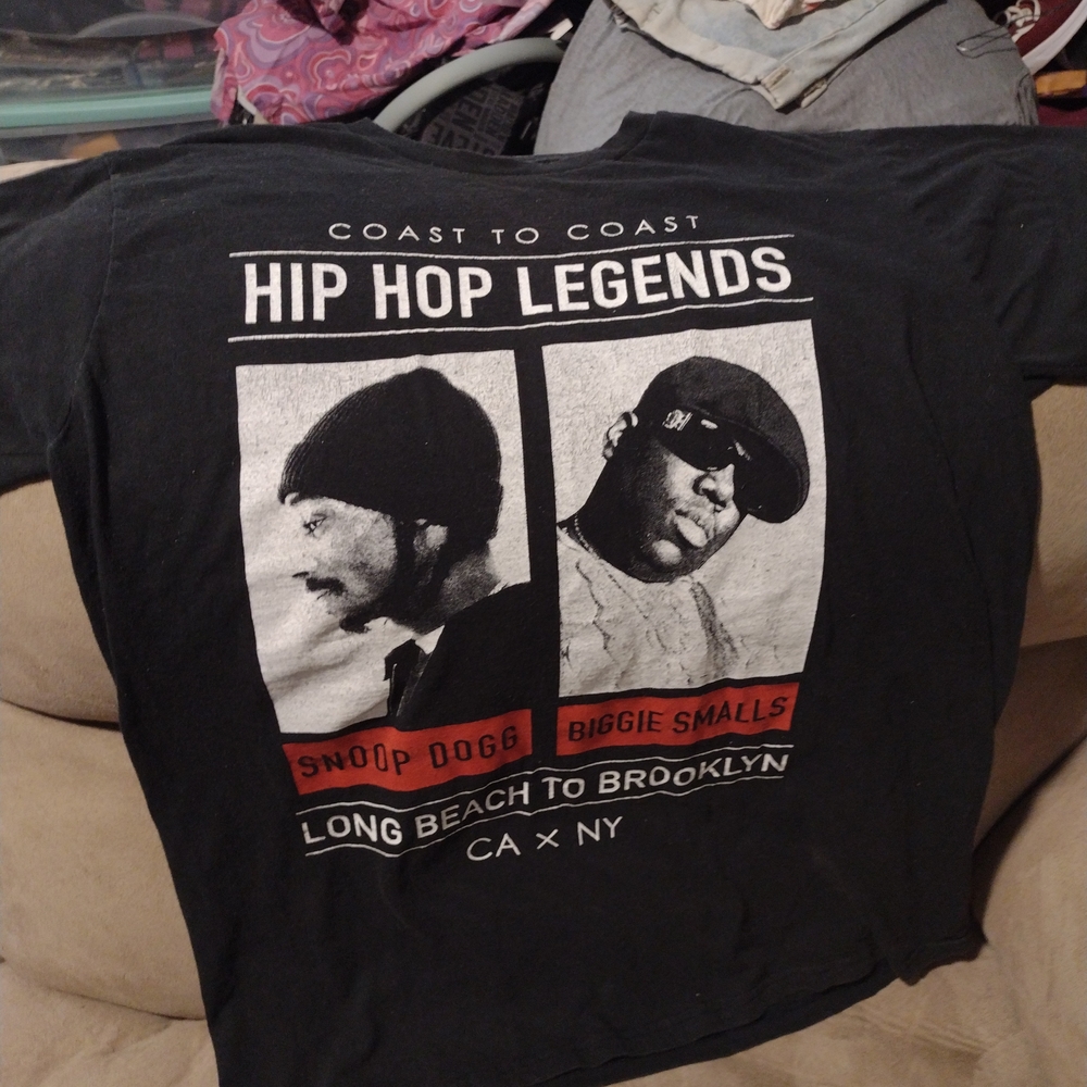 Vintage Black Hip Hop Legends Graphic T-Shirt